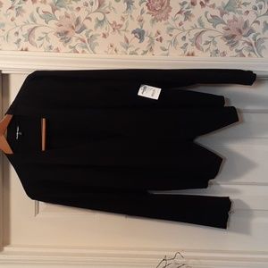 Black collar less Charlotte Russe jacket NWT